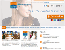 Tablet Screenshot of liguecancer92.org